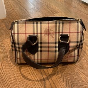 Authentic barely used Burberry bowling bag. Originally paid over $1000.